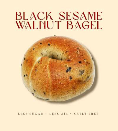 Black Sesame Bagel