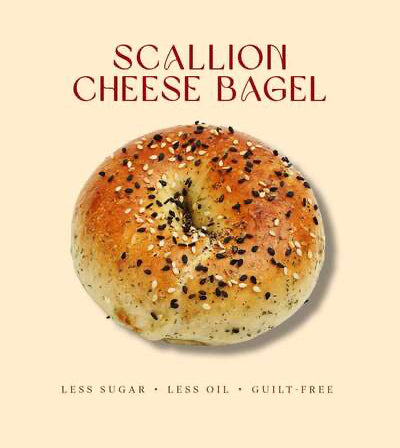 Scalion Cheese Bagel