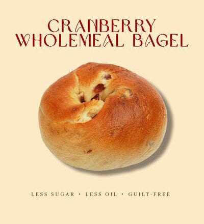 Wholemeal Cranberry Bagel