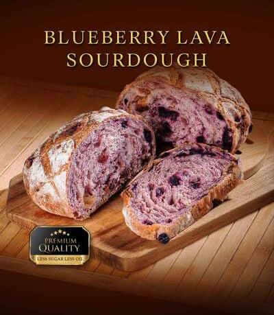 Blueberry Lava Sourdough